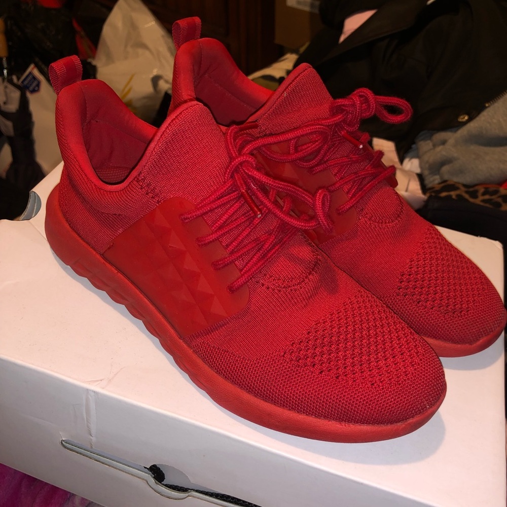 Red sneakers from Aldo!